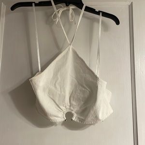 NWT white crop top from Petal and Pup